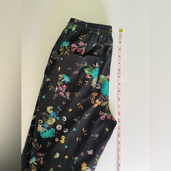 Kangsister Black Floral Pant Suit – Women’s Blazer & Pants Set, Botanical Print - Picture 10 of 16